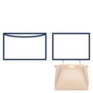 (14-15/ F-Peekaboo-Mini) Bag Organizer for Peekaboo Iconic Mini (23cm) – A Set of 2
