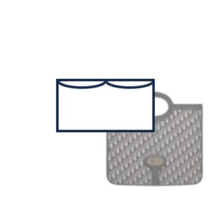 (7-18/ D-Foldable-Clutch) Bag Organizer for D Foldable Clutch