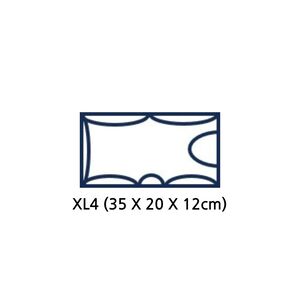 (XL4 – W35 H20 D12cm / W13.8 H7.9 D4.7in) X-Large size Organizer