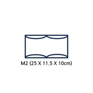 (M2 – W25 H11.5 D10cm / W9.8 H4.5 D3.9in) Medium size Organizer