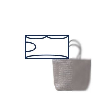 (15-130/ Dragon-Grace-Small) Bag Organizer for Dragon Diffusion Grace Small Woven-Leather Basket Bag