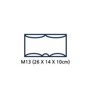 (M13 – W26 H14 D10cm / W10.2 H5.5 D3.9in) Medium size Organizer