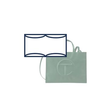 (15-110/ Telfar-M-U) Bag Organizer for Telfar Medium Shopping Bag