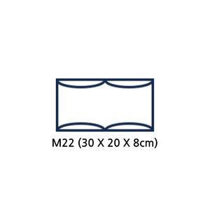 (M22 – W30 H20 D8cm / W11.8 H7.9 D3.14in) Medium size Organizer