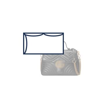 (6-48/ GG-Marmont-Top-Handle-S) Bag Organizer for GG Marmont Matelasse Top Handle Bag