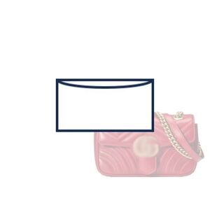 (6-47/ GG-Marmont-Super-Mini) Bag Organizer for GG Marmont Super Mini (16.5cm) Matelasse Bag