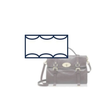 (18-14/ M-Oversize-Alexa1) Bag Organizer for Mul Oversized Alexa