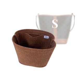 (4-53/ C-Triomphe-Bucket-S) Bag Organizer for Small Bucket in Triomphe Canvas