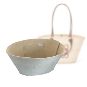 (16-30 / Loe-Anagram-Basket-M-R / 2mm Eggshell) Bag Organizer for Anagram Basket Bag Small: Raw-Edge