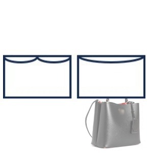 (10-76/ P-Panier-L) Bag Organizer for Panier Large – A set of 2