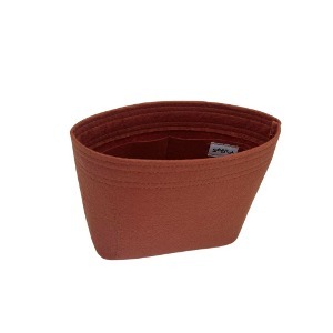 (ON SALE / 4-95/ C-Triomphe-Bucket-Mini / +2 Lip Pocket / 1.2mm Radish Brown) Bag Organizer for Mini Bucket Cuir Triomphe
