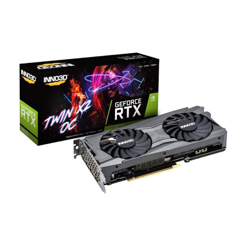 [중고]INNO3D 지포스 RTX 3070 D6 8GB Twin X2 OC (LHR)