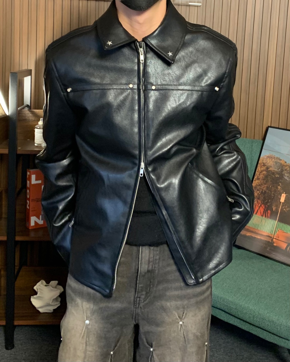 재킷 모델 착용 이미지-S1L49