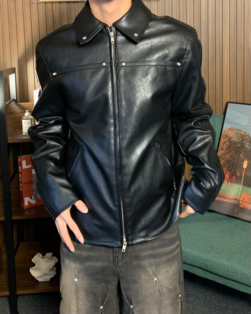 재킷 모델 착용 이미지-S1L46