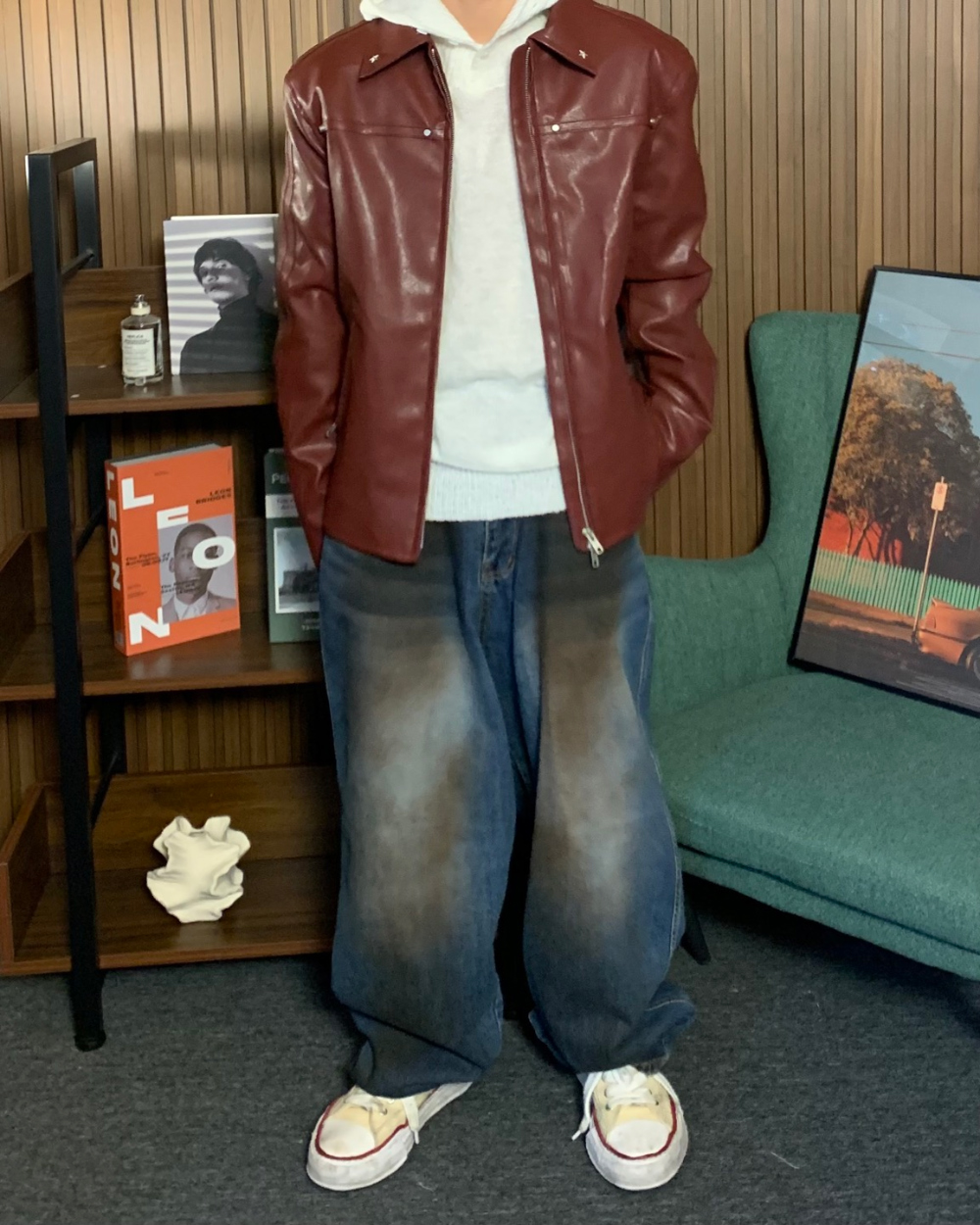 재킷 모델 착용 이미지-S1L58