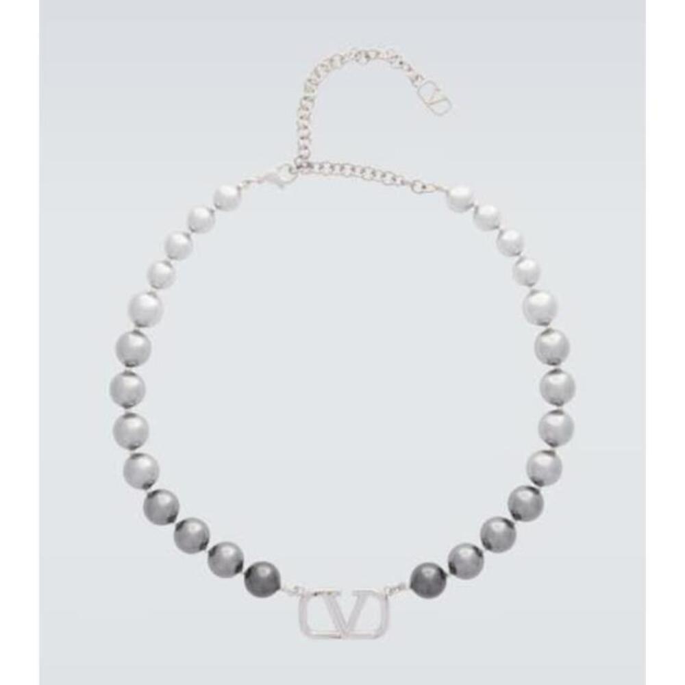 발렌티노 남성 반지 VLogo Signature beaded necklace P00882471
