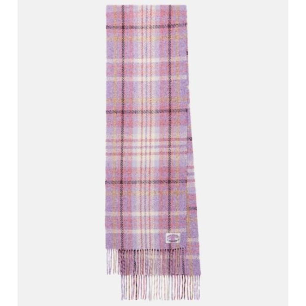 아크네스튜디오 여성 스카프 숄 Checked wool&amp;silk blend scarf P00890957