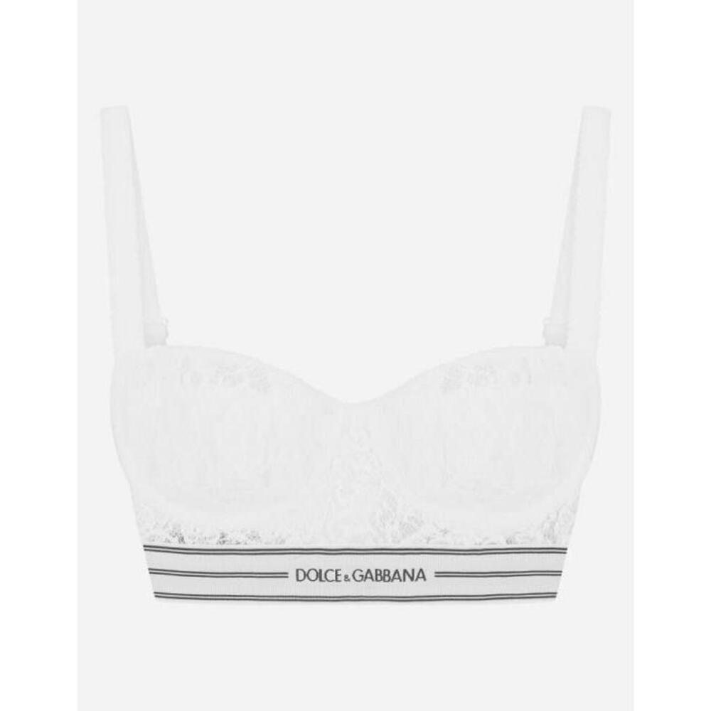 돌체앤가바나 여성 언더웨어 파자마 Lace balconette bra with branded elastic O1B28TFLMPSW0800