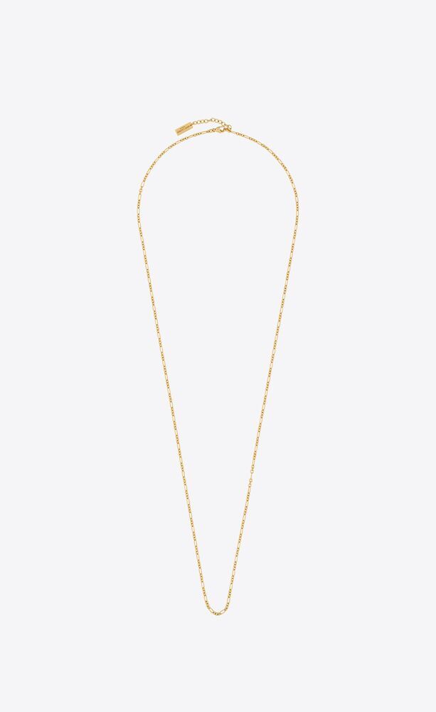 생로랑 여성 목걸이 724173Y15008030 long parallel figaro chain necklace in metal