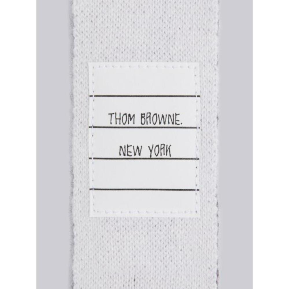 톰브라운 남성 타이 보타이 Medium Grey Cashmere Knit 4 Bar Tie MNL029K-00011-035
