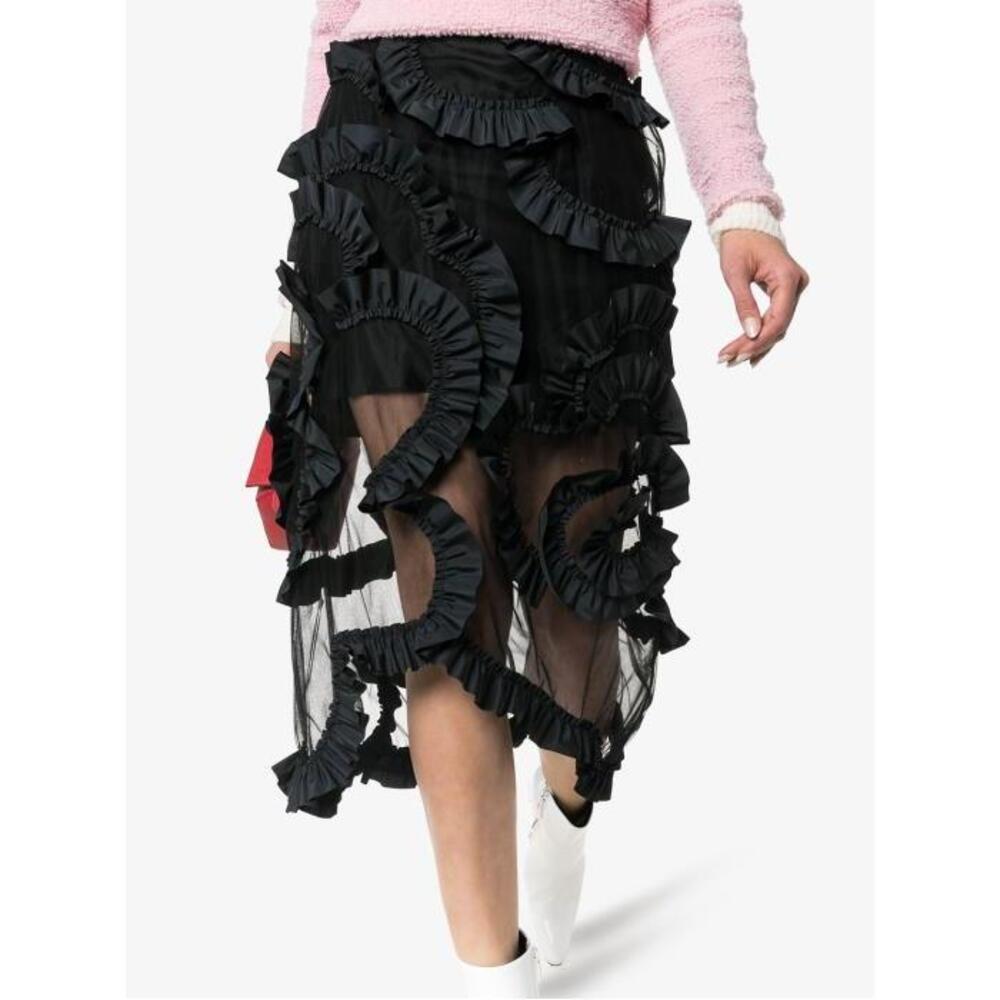 몽클레르 여성 스커트 4 Moncler Simone Rocha ruffled silk midi skirt 13813493_2561300C0053