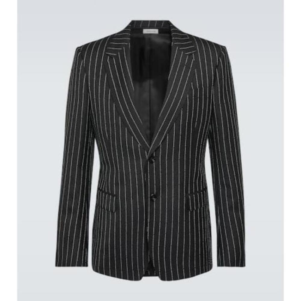 알렉산더맥퀸 남성 기타의류 Pinstripe wool suit jacket P00874011
