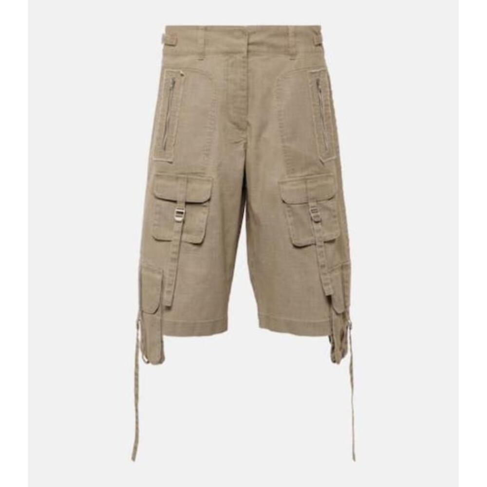 아크네스튜디오 여성 바지 데님 Ralanta cotton cargo shorts P00913773