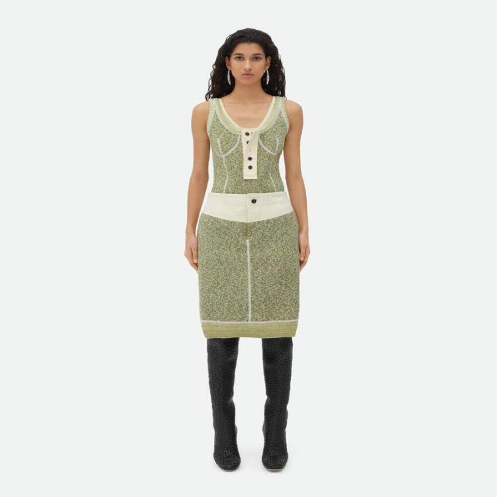 보테가베네타 여성 스커트 Textured Mouline Cotton Jersey Skirt 791617V3Z307018