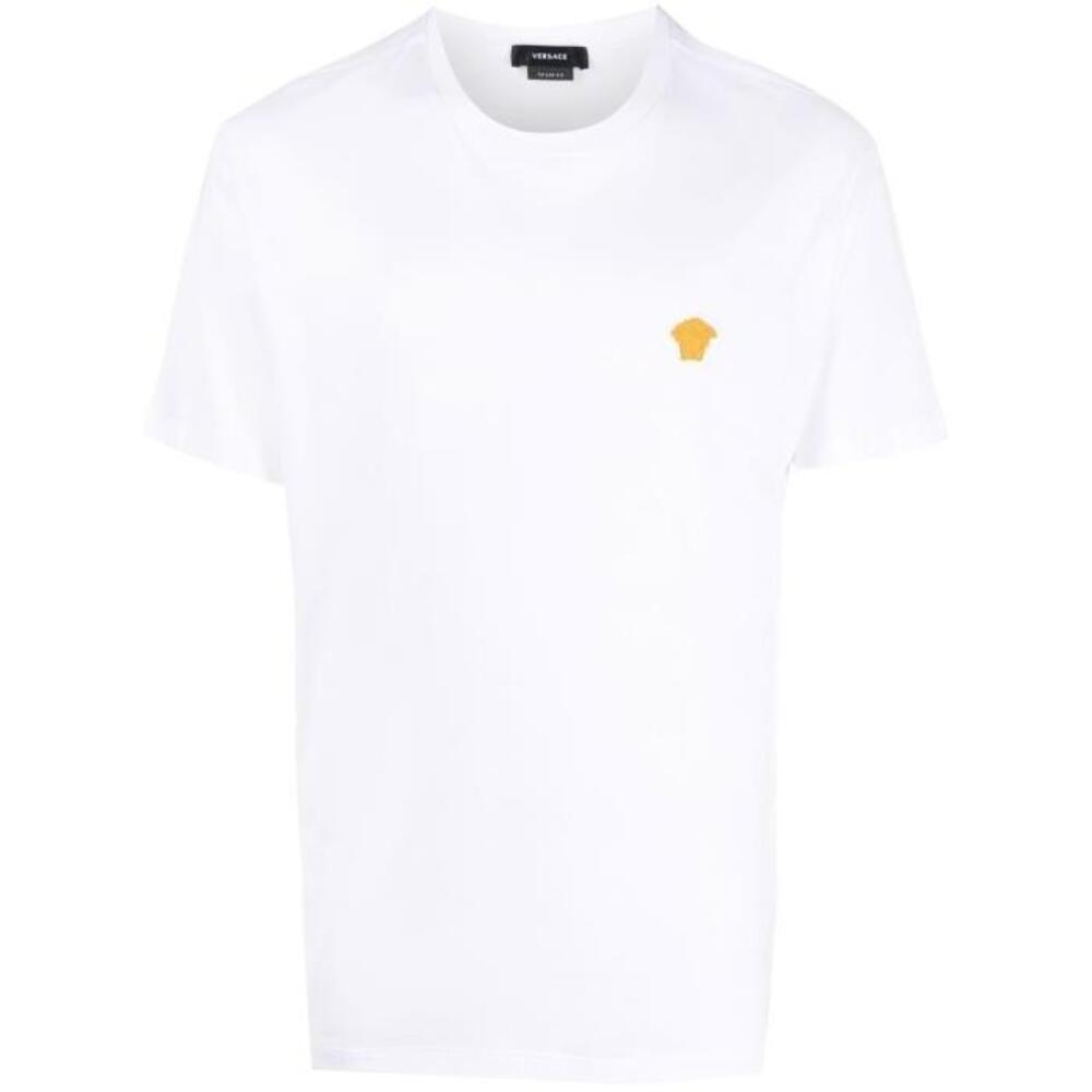 베르사체 남성 티셔츠 맨투맨 White Medusa Head Embroidered T shirt 18835438_10084811A06063