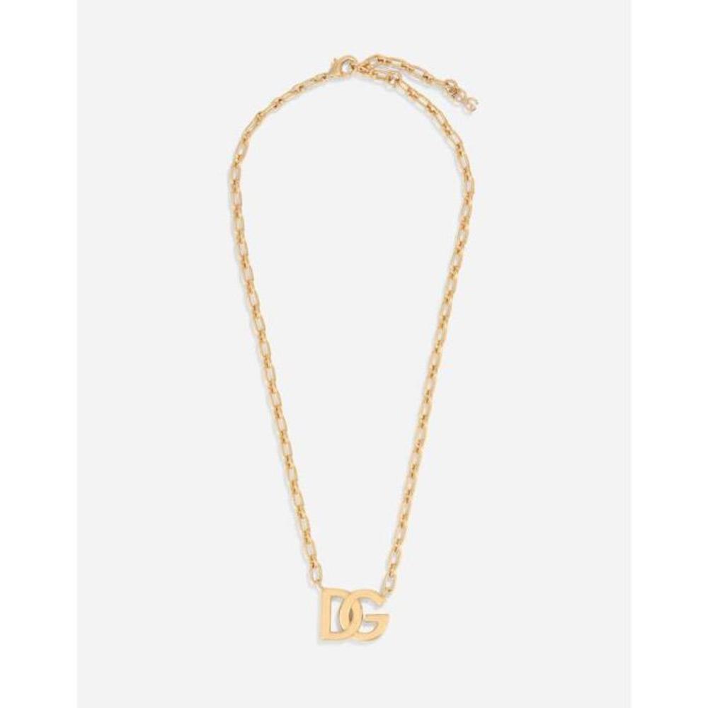 돌체앤가바나 남성 목걸이 Chain necklace with DG logo WNN5L3W1111ZOO00