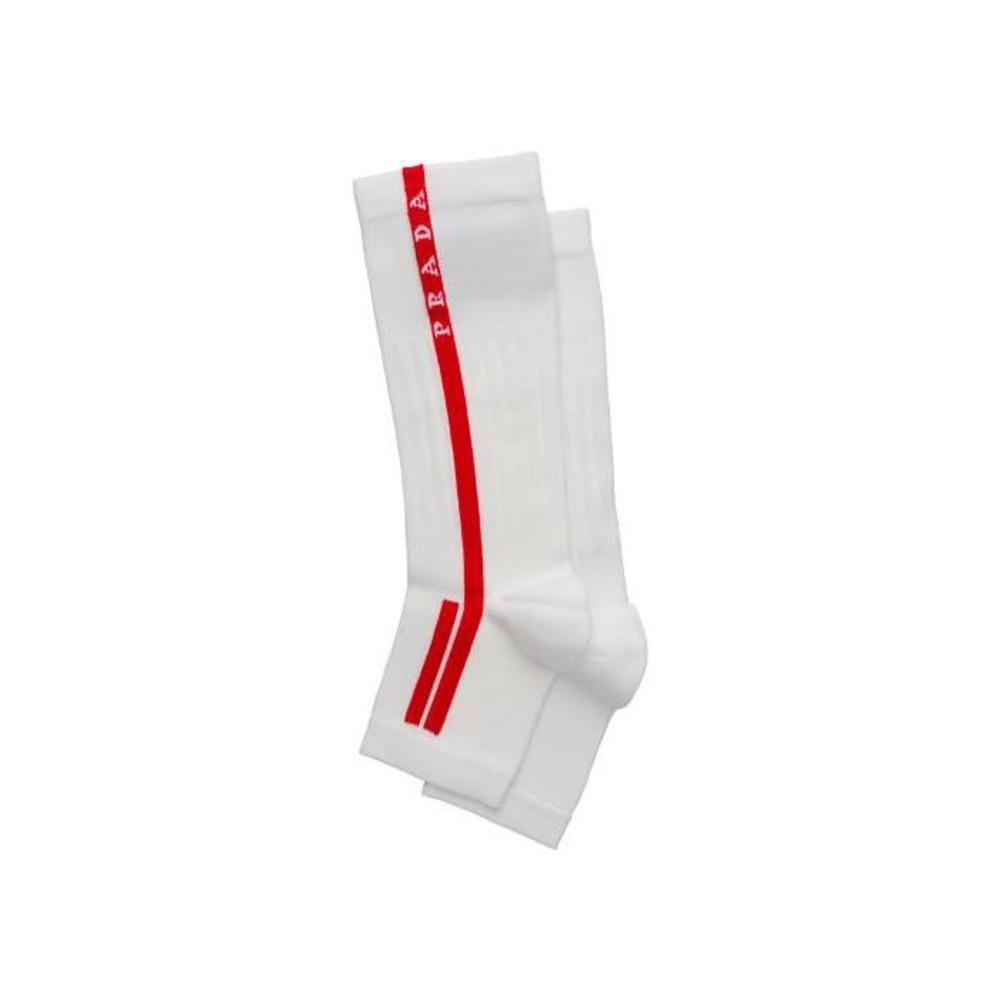 프라다 여성 양말 66409_1R9A_F0009_S_182 Technical nylon toeless socks