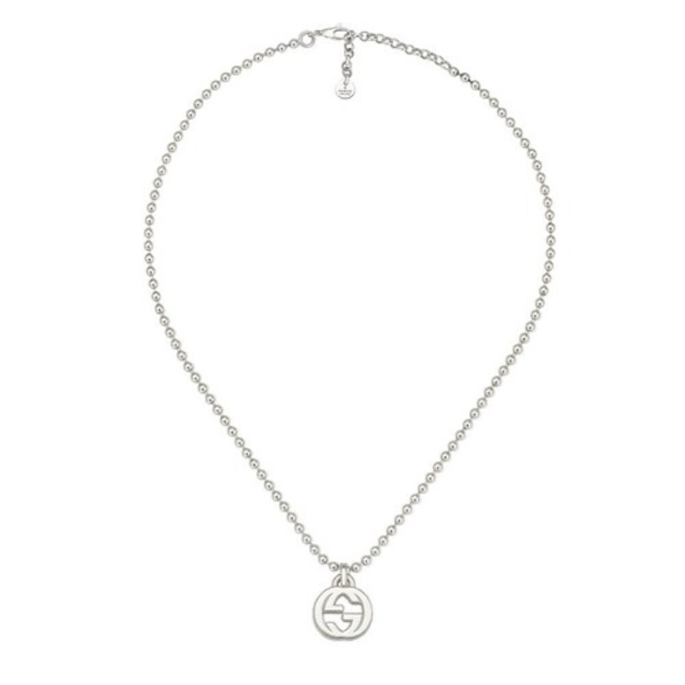 구찌 여성 목걸이 Interlocking G necklace in silver 479219J84008106