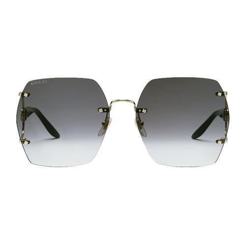 구찌 여성 선글라스 778291 I3330 8012 Geometric frame sunglasses
