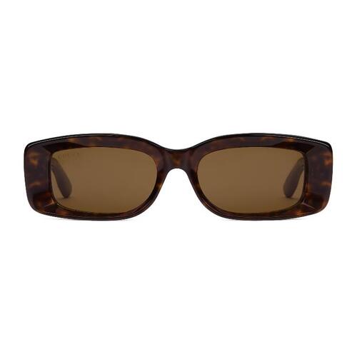 구찌 여성 선글라스 778276 J0740 2323 Rectangular frame sunglasses