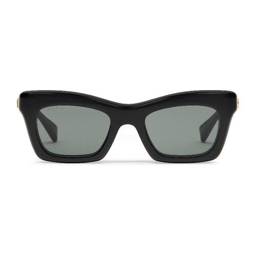 구찌 여성 선글라스 791813 J0740 1012 Rectangular frame sunglasses