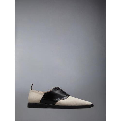 톰브라운 여성 로퍼 레이스업 FFD136A-F0492-255 colour block Oxford shoes