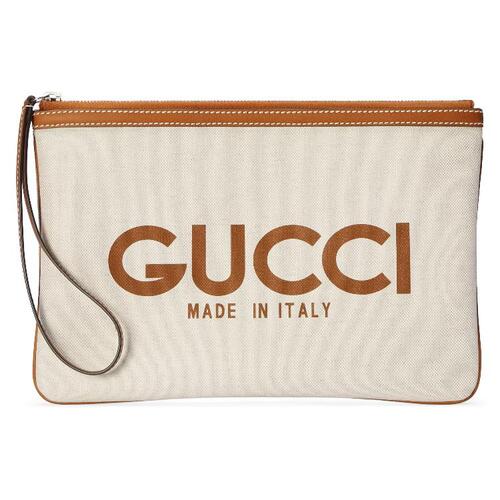 구찌 여성 파우치 777165 FACUL 8451 Clutch with Gucci print