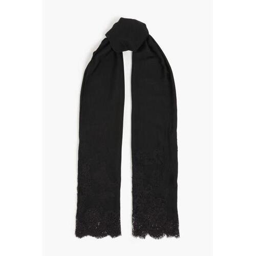 발렌티노 여성 스카프 숄 Lace trimmed modal, wool, silk&amp;cashmere blend scarf 1647597290336920