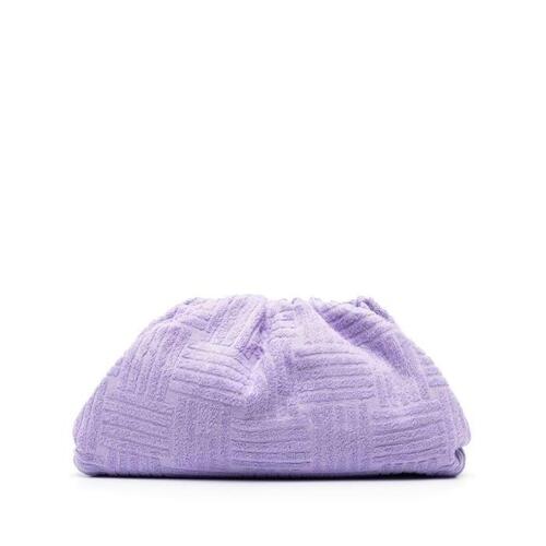 보테가베네타 여성 클러치 미니백 Purple Pouch Cotton Clutch Bag 18567634_576227V0HP0