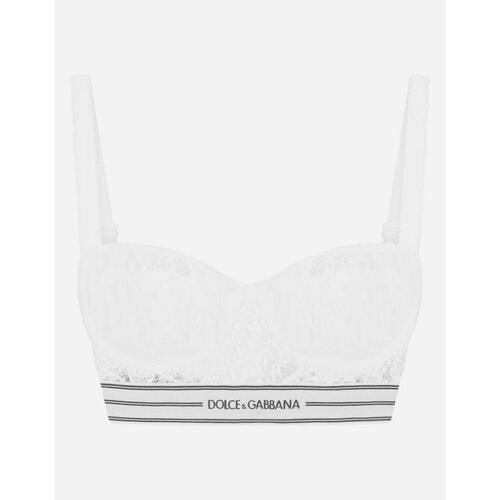 돌체앤가바나 여성 언더웨어 파자마 Lace balconette bra with branded elastic O1B28TFLMPSW0800