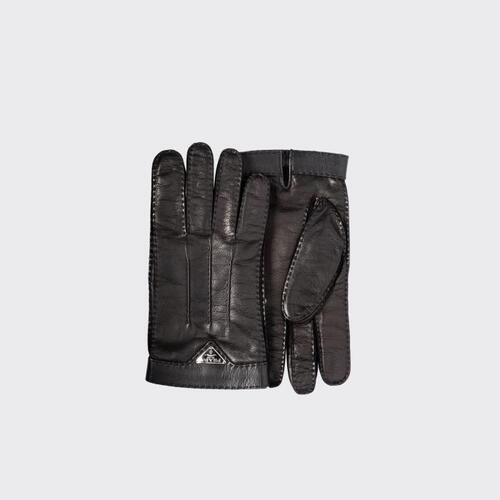 프라다 남성 장갑 2GG003_038_F0002 Leather Gloves