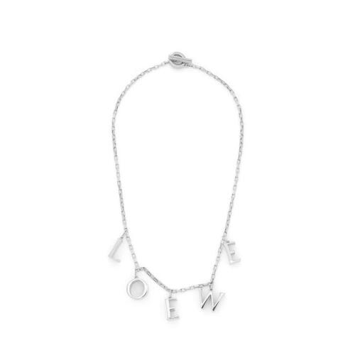 로에베 여성 목걸이 LOEWE necklace in sterling silver Silver J984241X04-1160