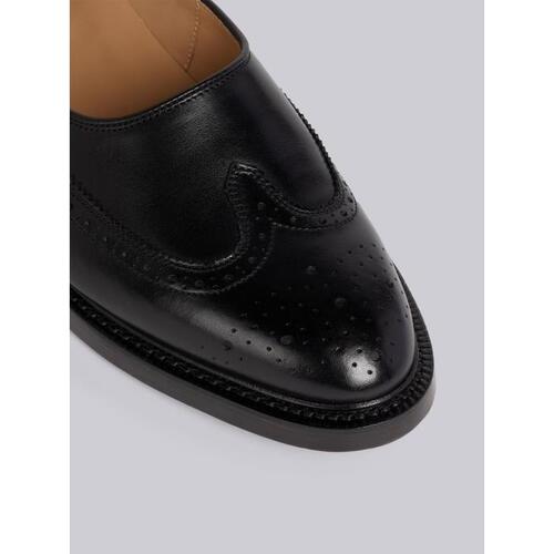 톰브라운 남성 구두 로퍼 MFL077A-05584-001 Black Calf Leather Slip On Dorsay Loafer