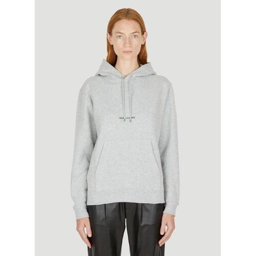 생로랑 여성 후드티후드집업 Logo Embroidered Hooded Sweatshirt 709869 Y36ZN 1476