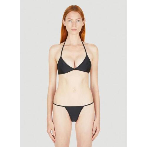 구찌 여성 비치웨어 Interlocking G String Bikini in Black guc0250084blk
