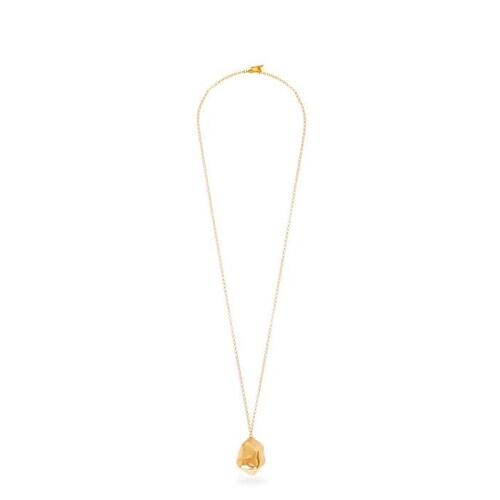 로에베 여성 목걸이 Pendant necklace in sterling silver Gold JA01241X02-8130