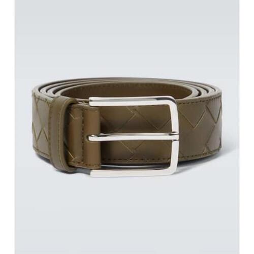 보테가베네타 남성 벨트 Intrecciato leather belt P00910776