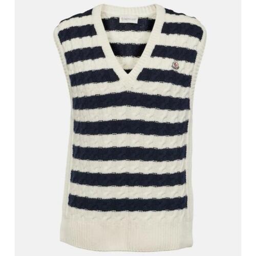몽클레르 여성 니트웨어 Wool sweater vest P00905674