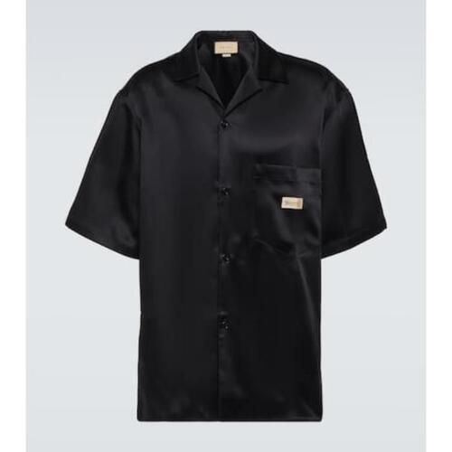 구찌 남성 셔츠 Embroidered duchesse shirt P00893294