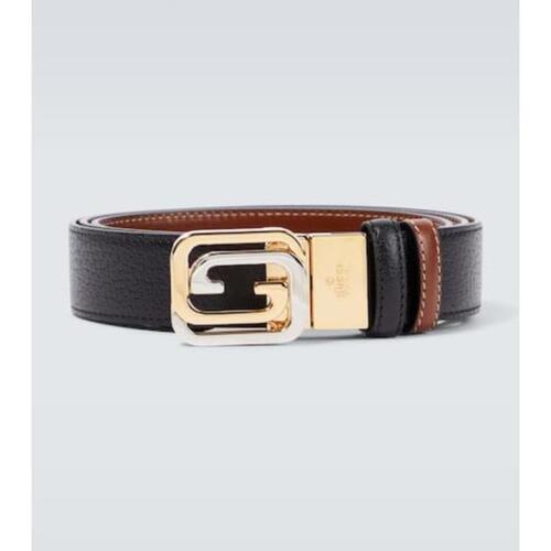구찌 남성 벨트 Reversible double G leather belt P00737474